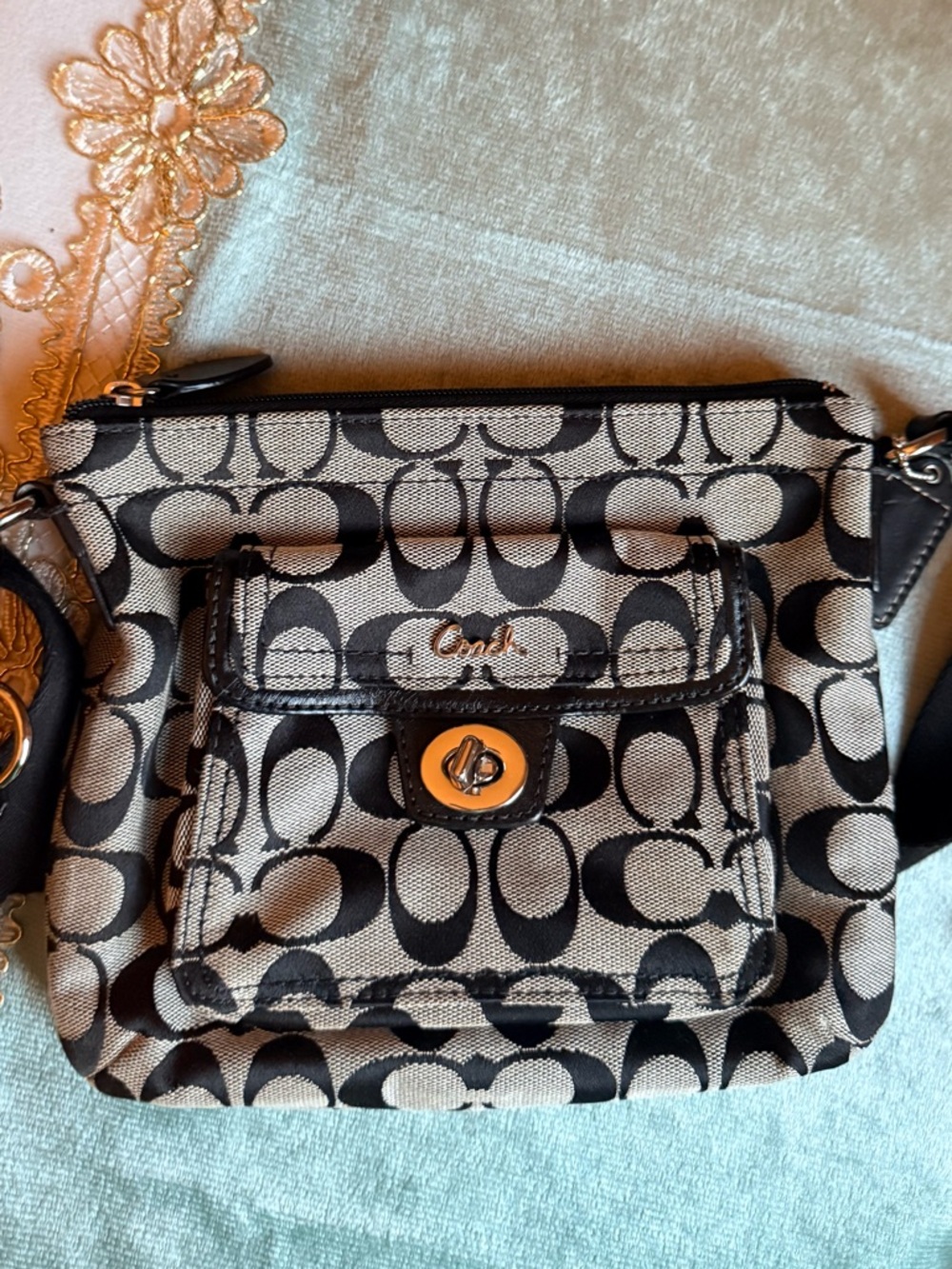 Coach Signature Swingpack Crossbody Bag - Picture 2 of 10